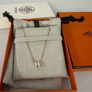 Mini pop necklace - Rose gold plated with chain pendant